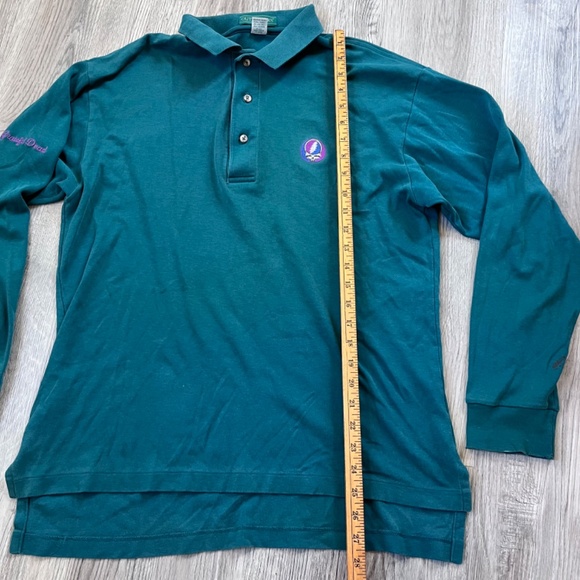 Grateful Dead Polo Shirt Men's Large Vintage Outer Banks Embroidered 90s - Picture 5 of 13